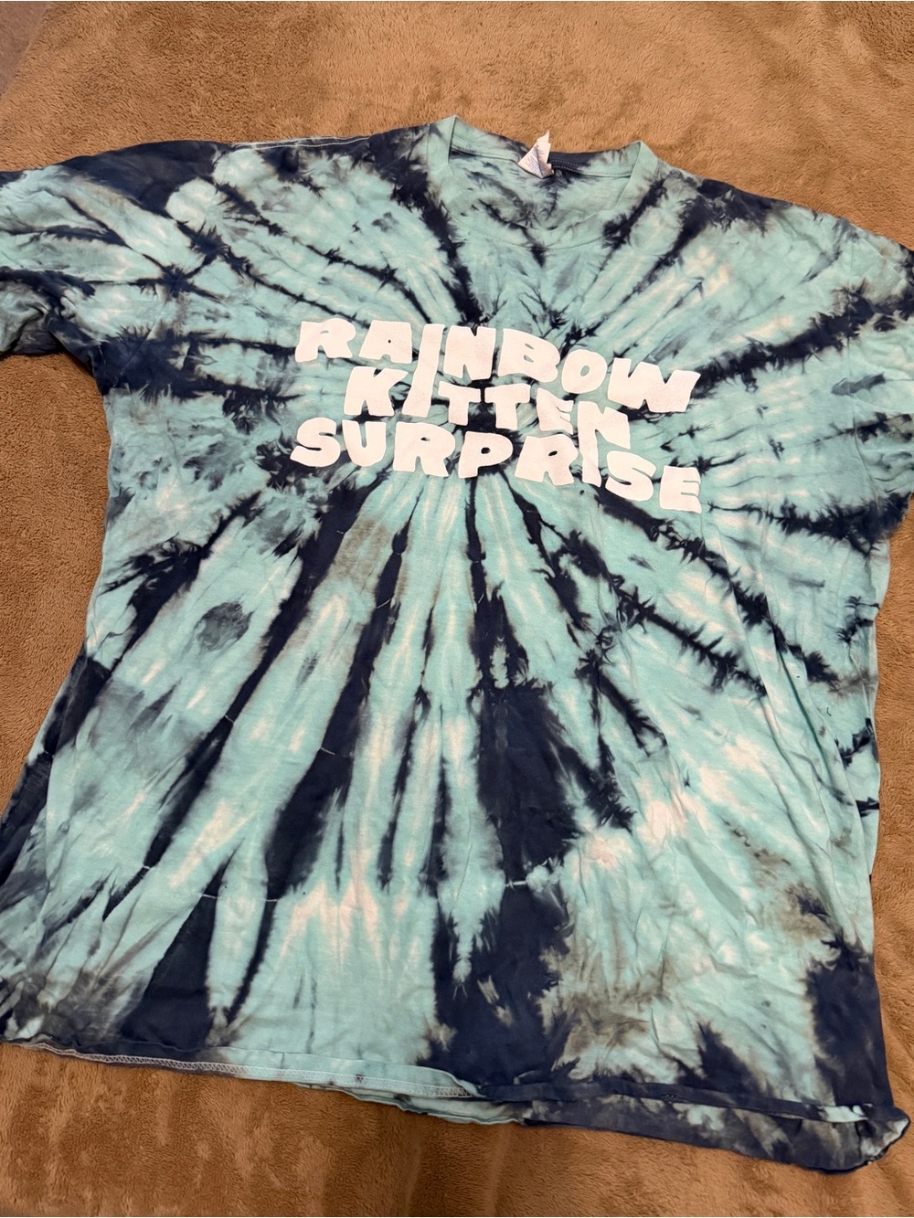 Rainbow Kitten Surprise Green Tiedye - official merch